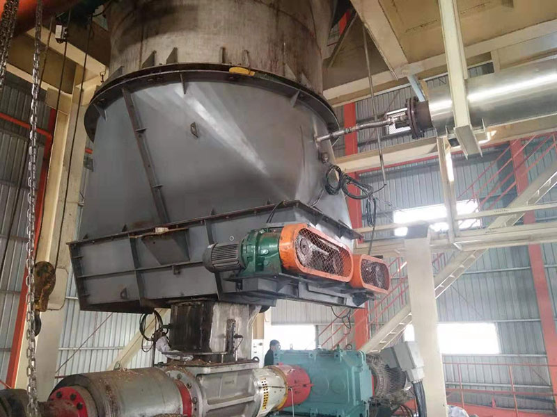 熱磨進料螺旋雙螺旋下料裝置